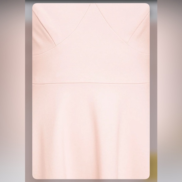 Lulu’s Uptown Twirl Blush Pink Midi Dress - Picture 6 of 7